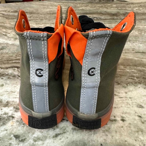 Converse Chuck Taylor All Star CX Hi Olive Cargo Khaki Orange Women Size 5.5 - Picture 5 of 8
